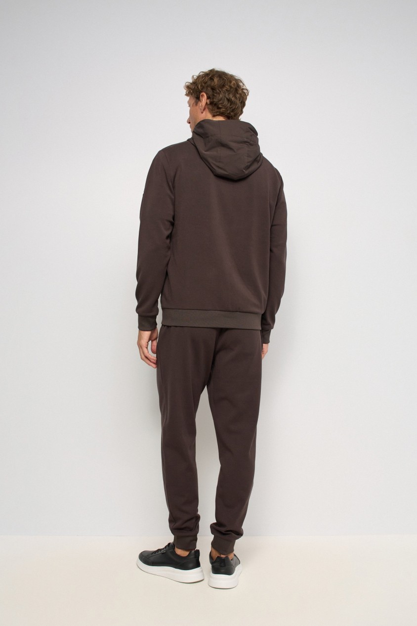 JACKE MIT MATERIALMIX