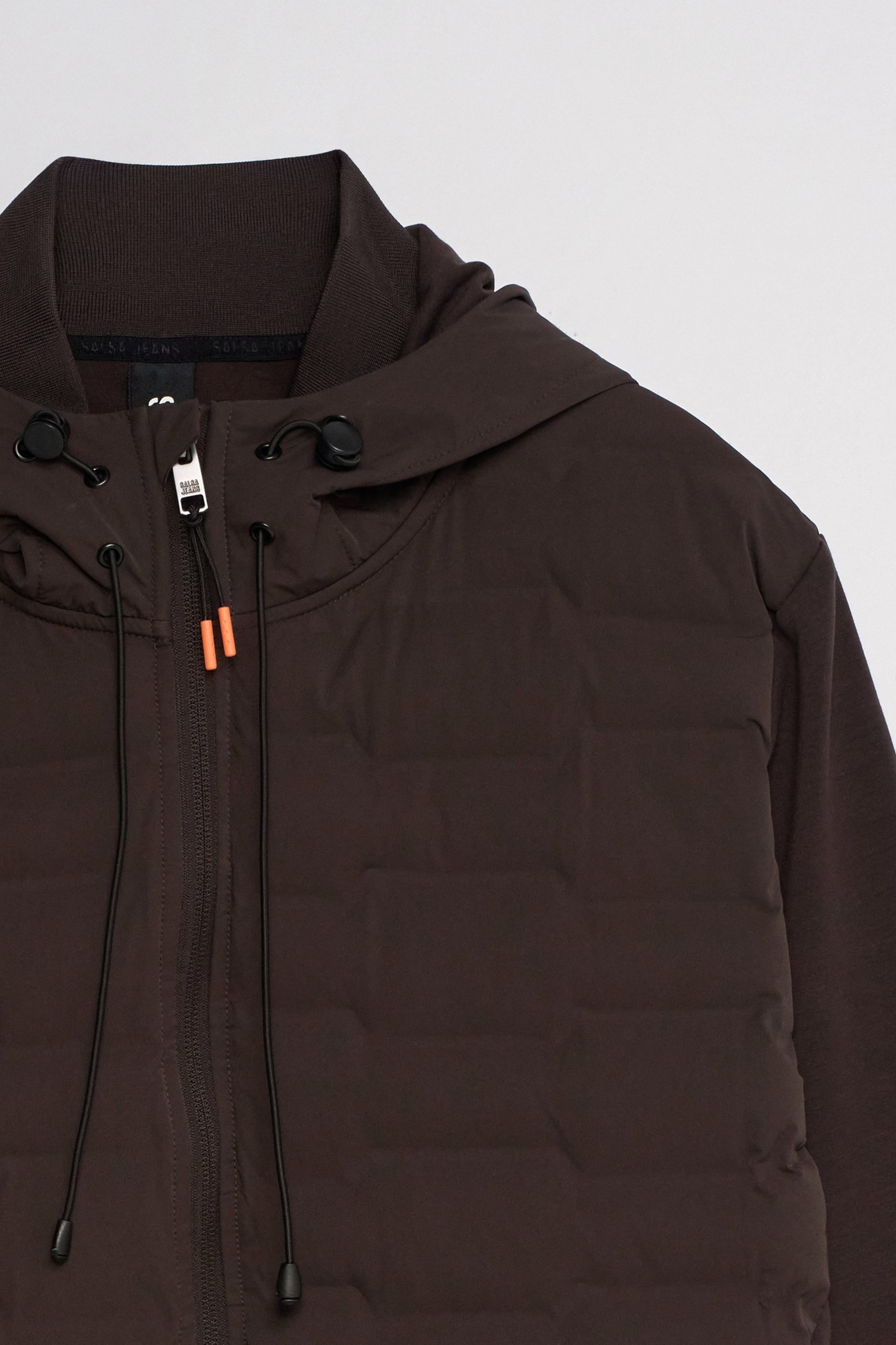 MIXED MATERIAL JACKET