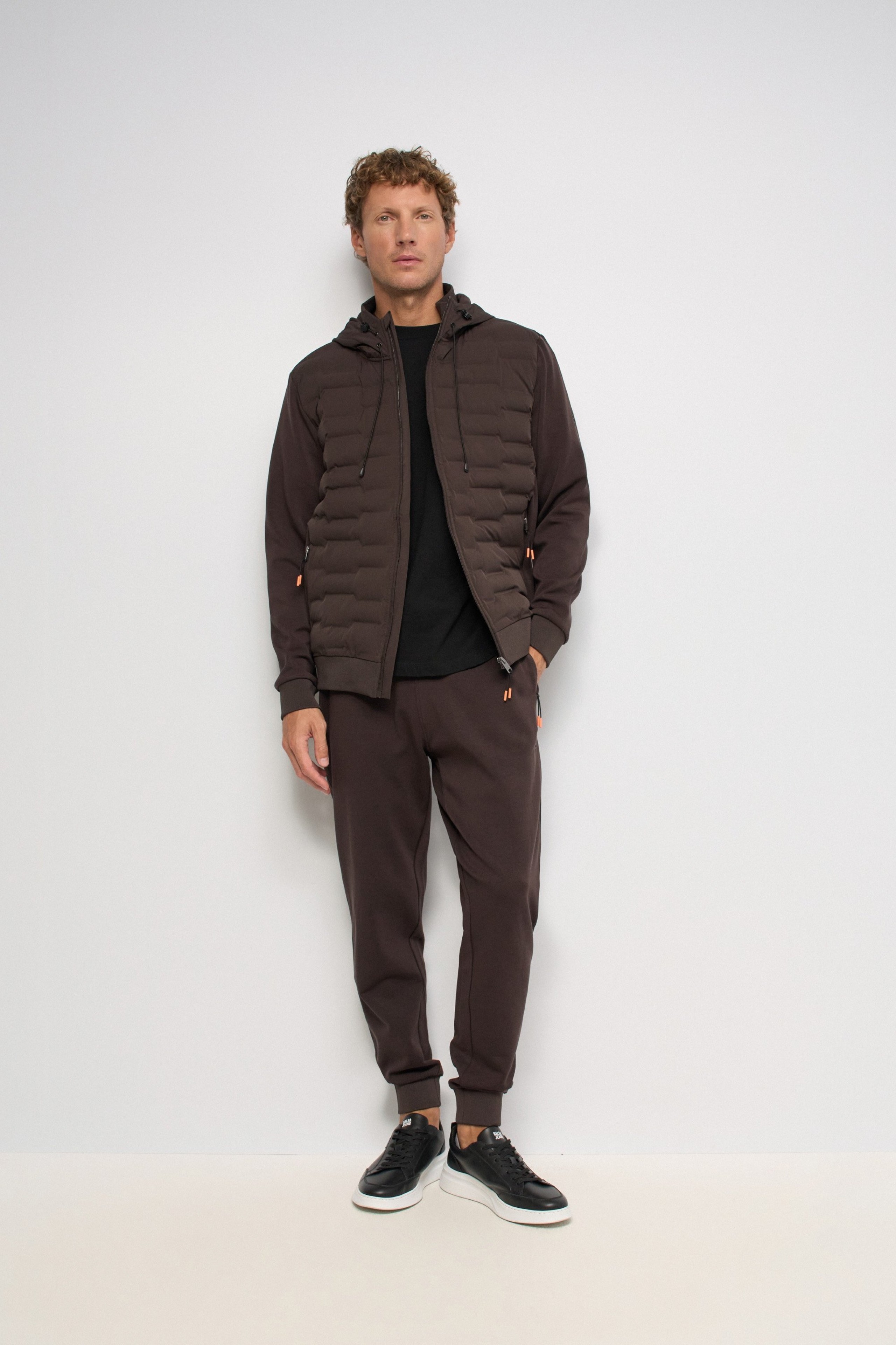 MIXED MATERIAL JACKET