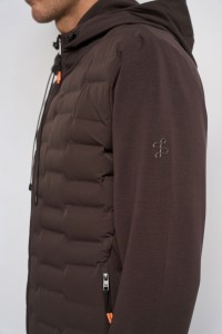 MIXED MATERIAL JACKET MIXED MATERIAL JACKET