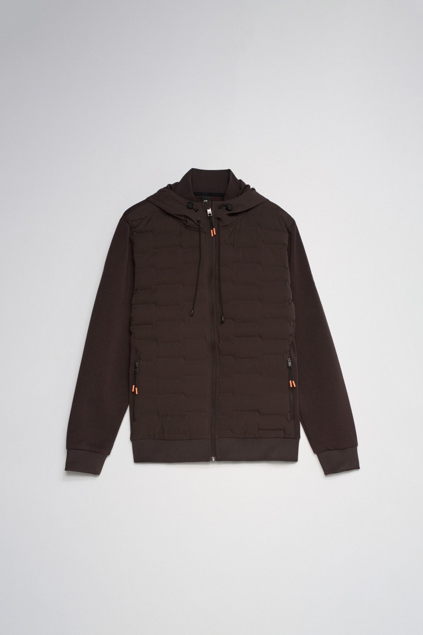 JACKE MIT MATERIALMIX