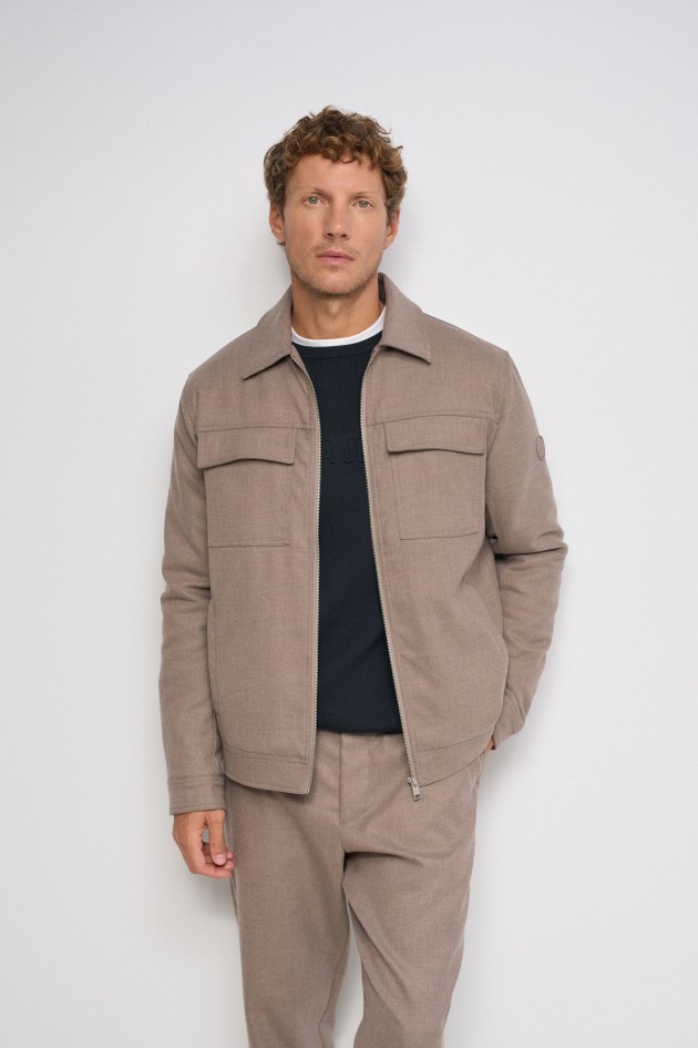 JACKET WITH WOOL