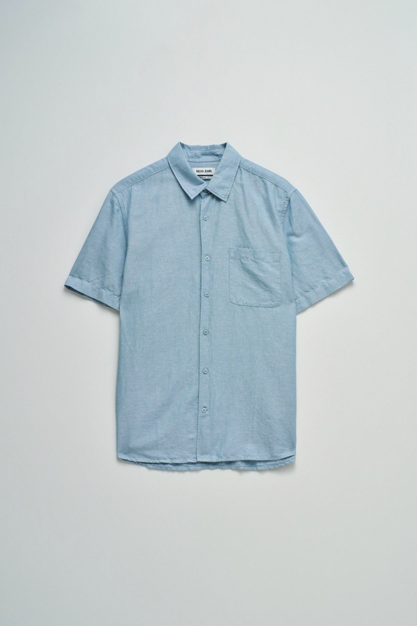 SHIRT WITH LINEN