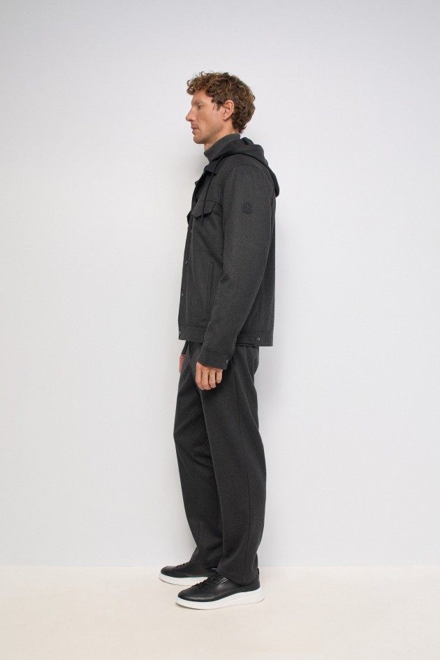 JACKET WITH WOOL