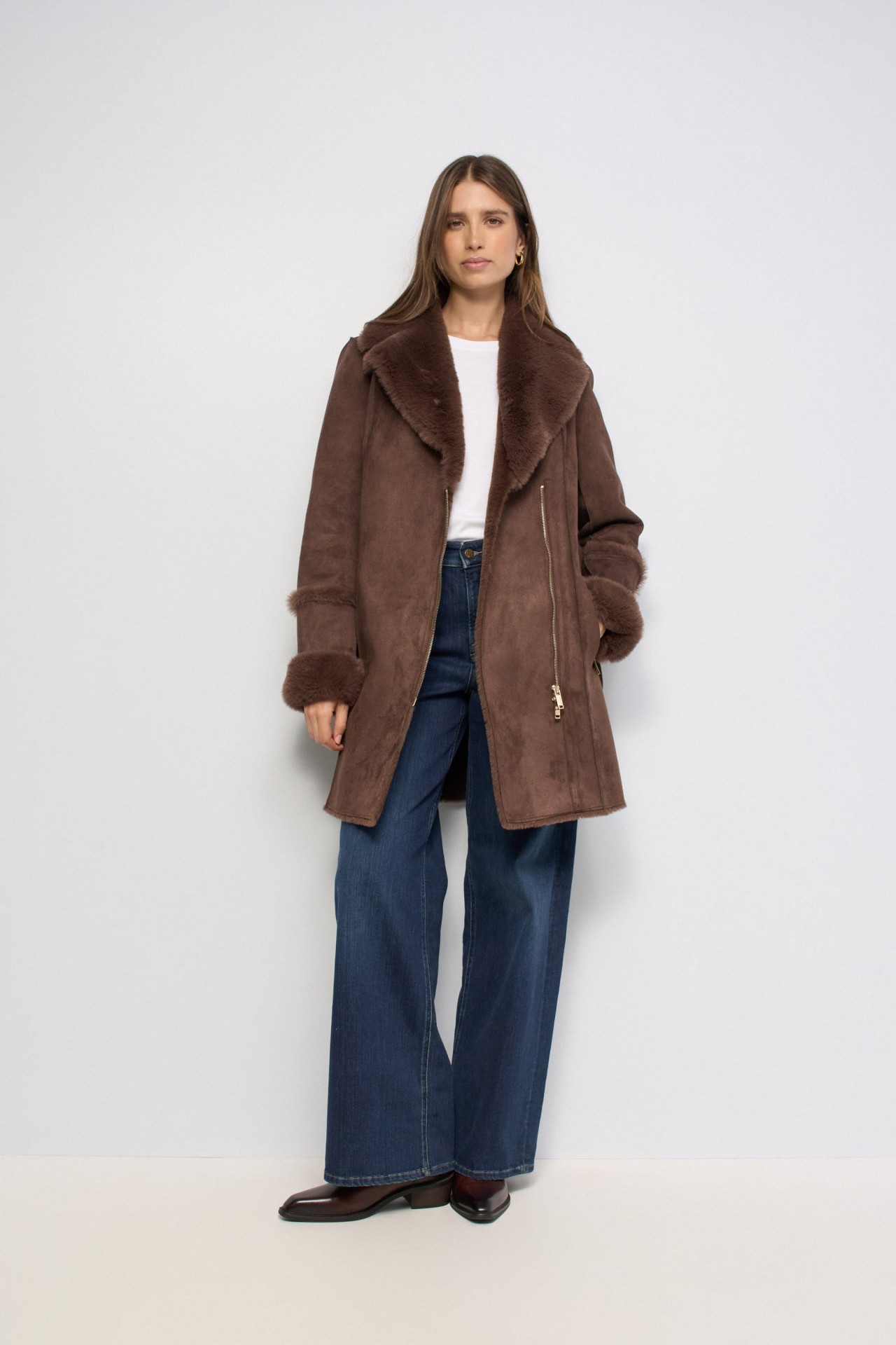 DIANA SHEARLING-STYLE JACKET