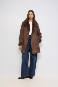 DIANA SHEARLING-STYLE JACKET