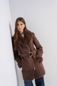 DIANA SHEARLING-STYLE JACKET