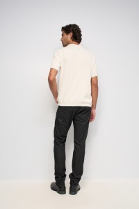 T-SHIRT GEBREID MET TEXTUUR STAR CLUB