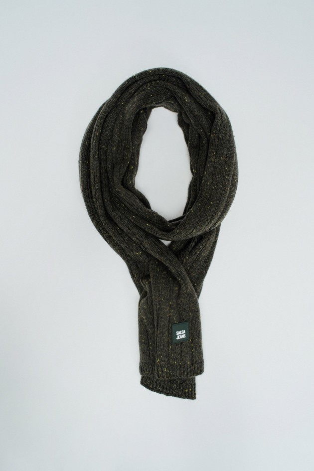 WOOL-BLEND SCARF