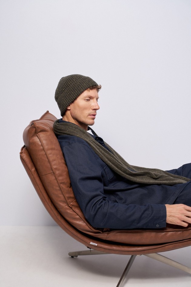 WOOL-BLEND SCARF