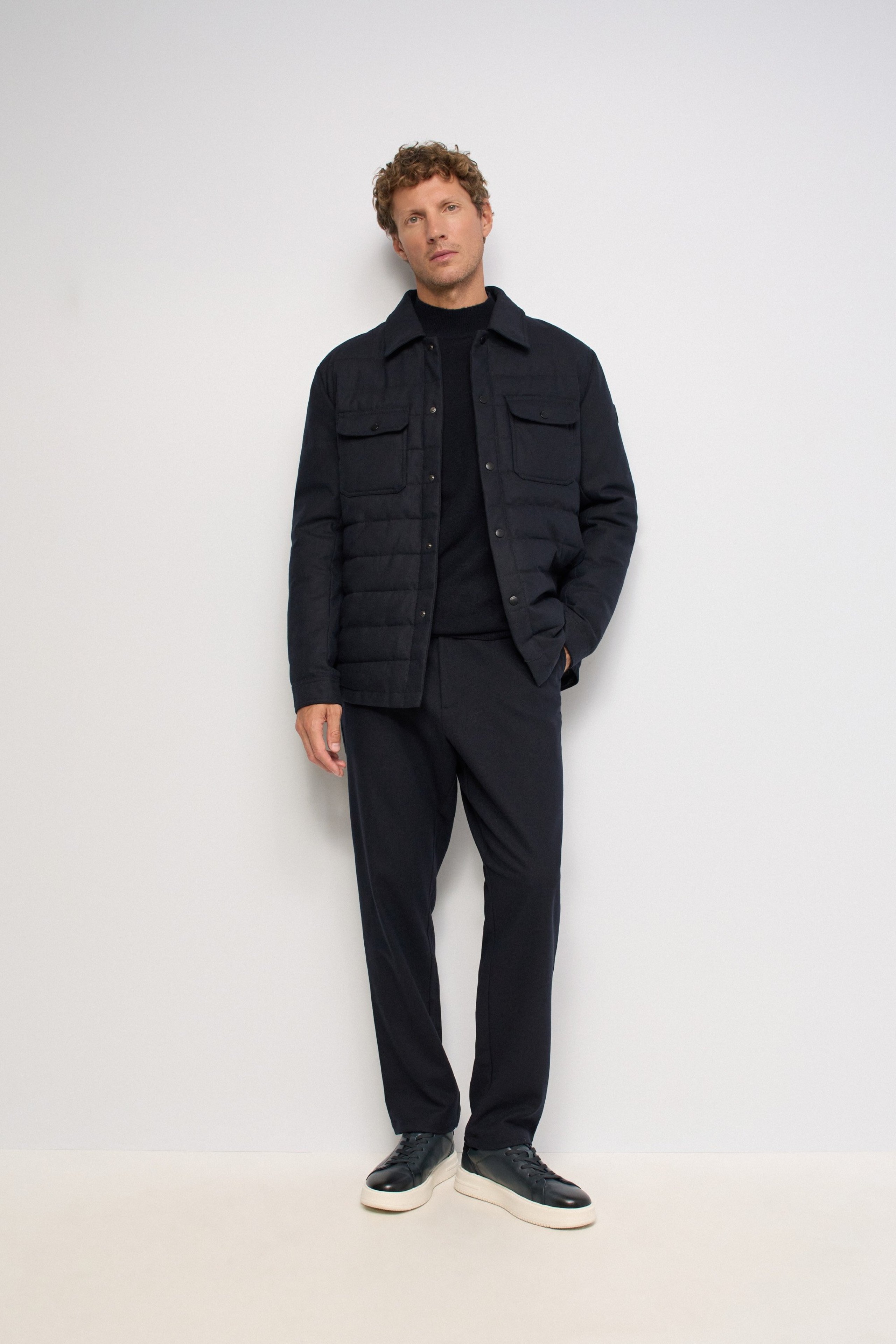 FABRIC CHINO TROUSERS