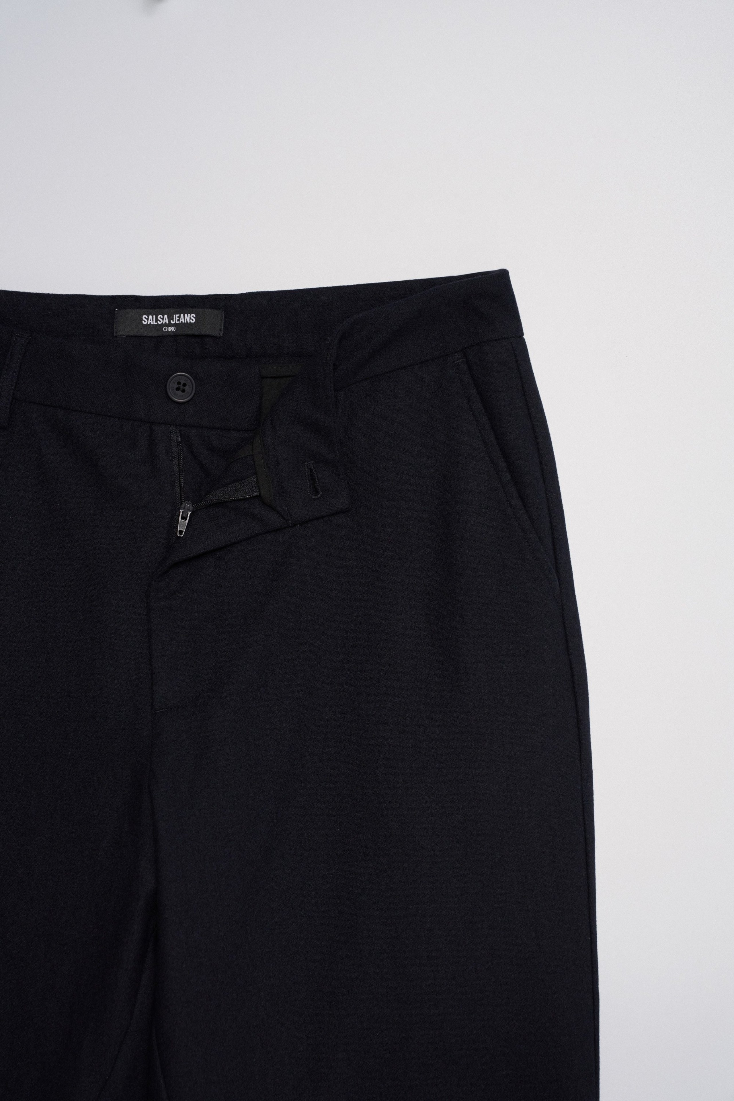 FABRIC CHINO TROUSERS