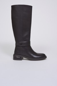 LEATHER KNEE-HIGH BOOTS