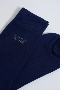 OUTLET 2 PAIRS SOCK, DARK BLUE V1, 4245