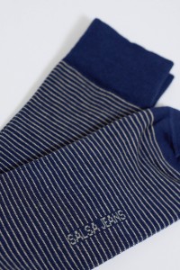 OUTLET 2 PAIRS SOCK, DARK BLUE V1, 4245
