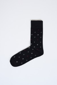 OUTLET 2 PAIRS SOCKS, MEDIUM BLUE, 4245