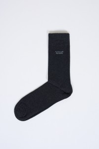 OUTLET 2 PAIRS SOCKS, MEDIUM BLUE, 4245