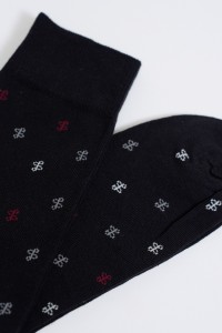 OUTLET 2 PAIRS SOCKS, MEDIUM BLUE, 4245