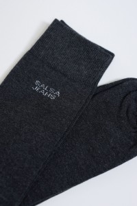 OUTLET 2 PAIRS SOCKS, MEDIUM BLUE, 4245