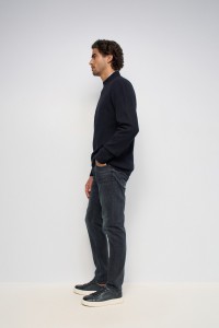 SLIM FIT JEANS WITH WOOL