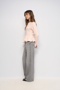 SWEATSHIRT MET TEXTUUR MET VOLANT STAR CLUB