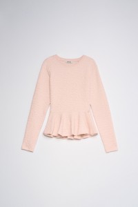 SWEATSHIRT MET TEXTUUR MET VOLANT STAR CLUB