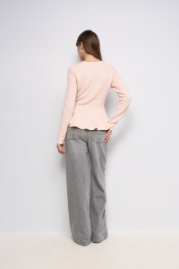 SWEATSHIRT MET TEXTUUR MET VOLANT STAR CLUB