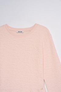SWEATSHIRT MET TEXTUUR MET VOLANT STAR CLUB