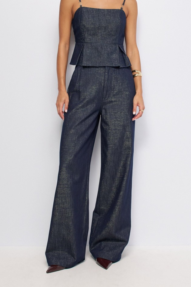 CAL�AS CHINO COM PERNA WIDE