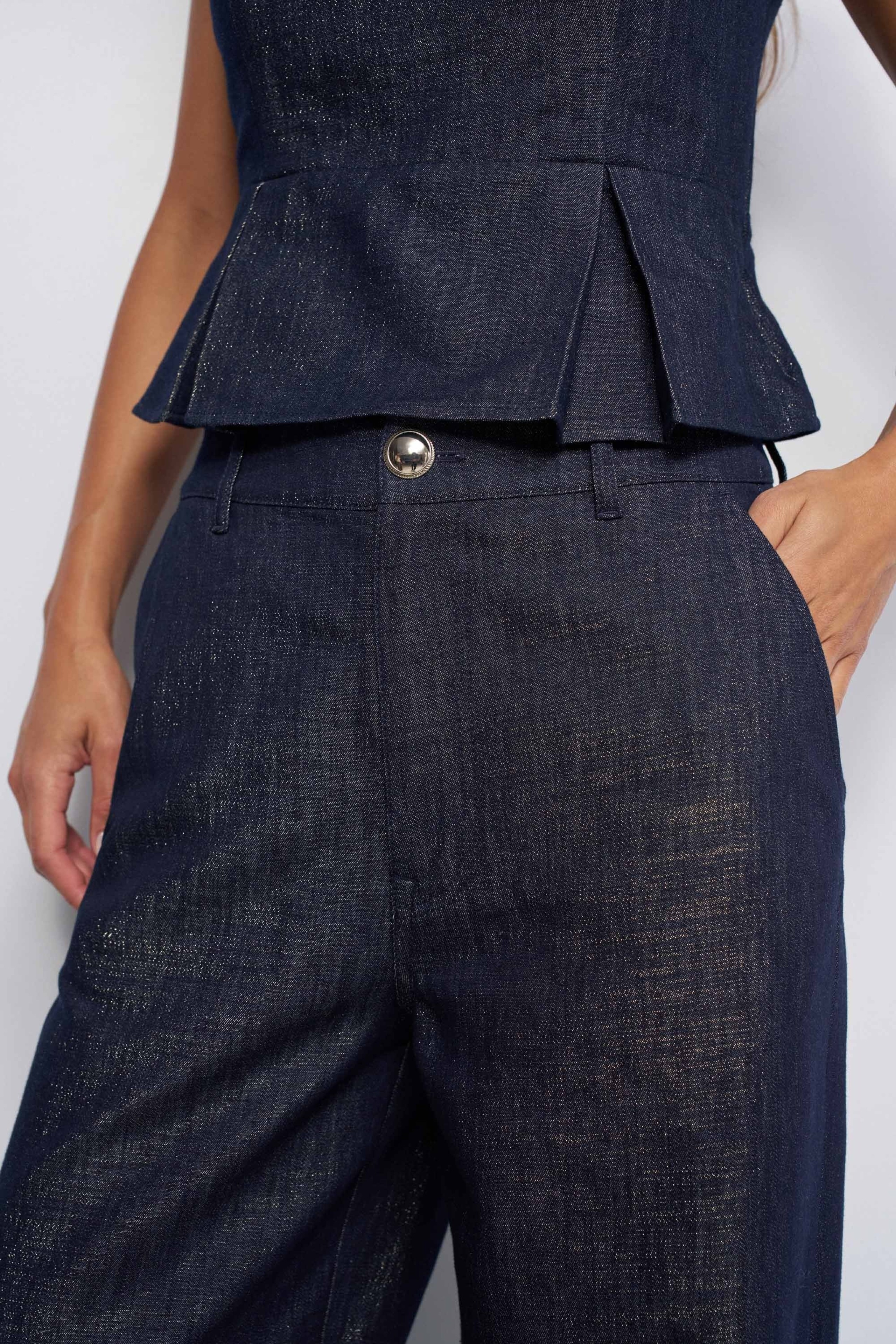 CHINO MIT WIDE LEG