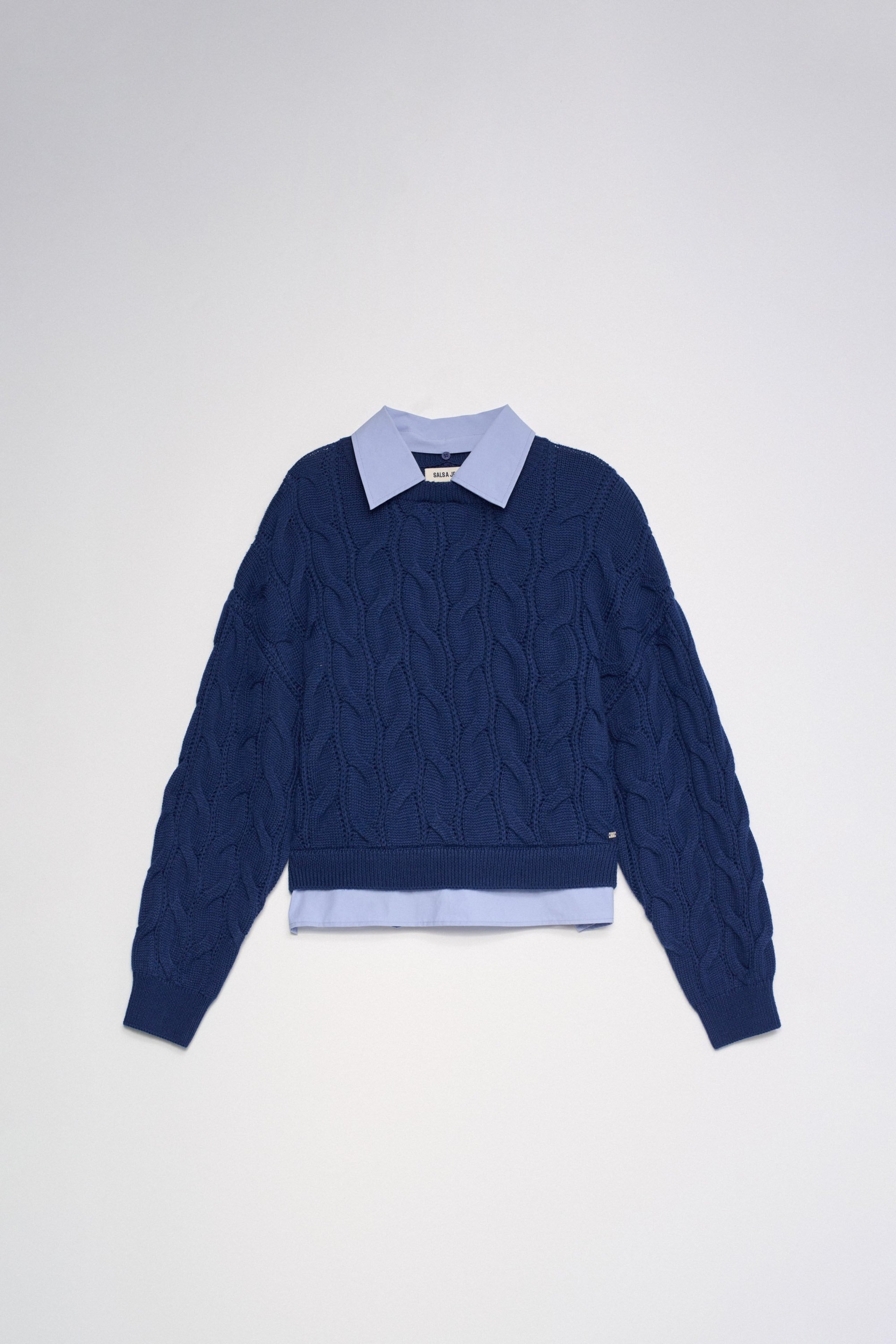 PULLOVER MIT HEMD