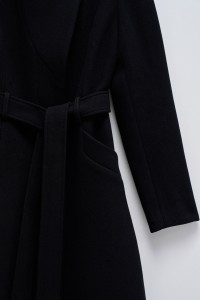 LONG GRACE WOOLLEN COAT WITH BELT