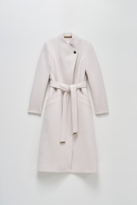 LONG GRACE WOOLLEN COAT WITH BELT
