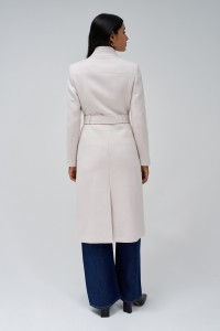 LONG GRACE WOOLLEN COAT WITH BELT