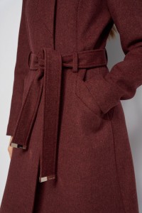 LANGE GRACE WOLLEN JAS MET RIEM