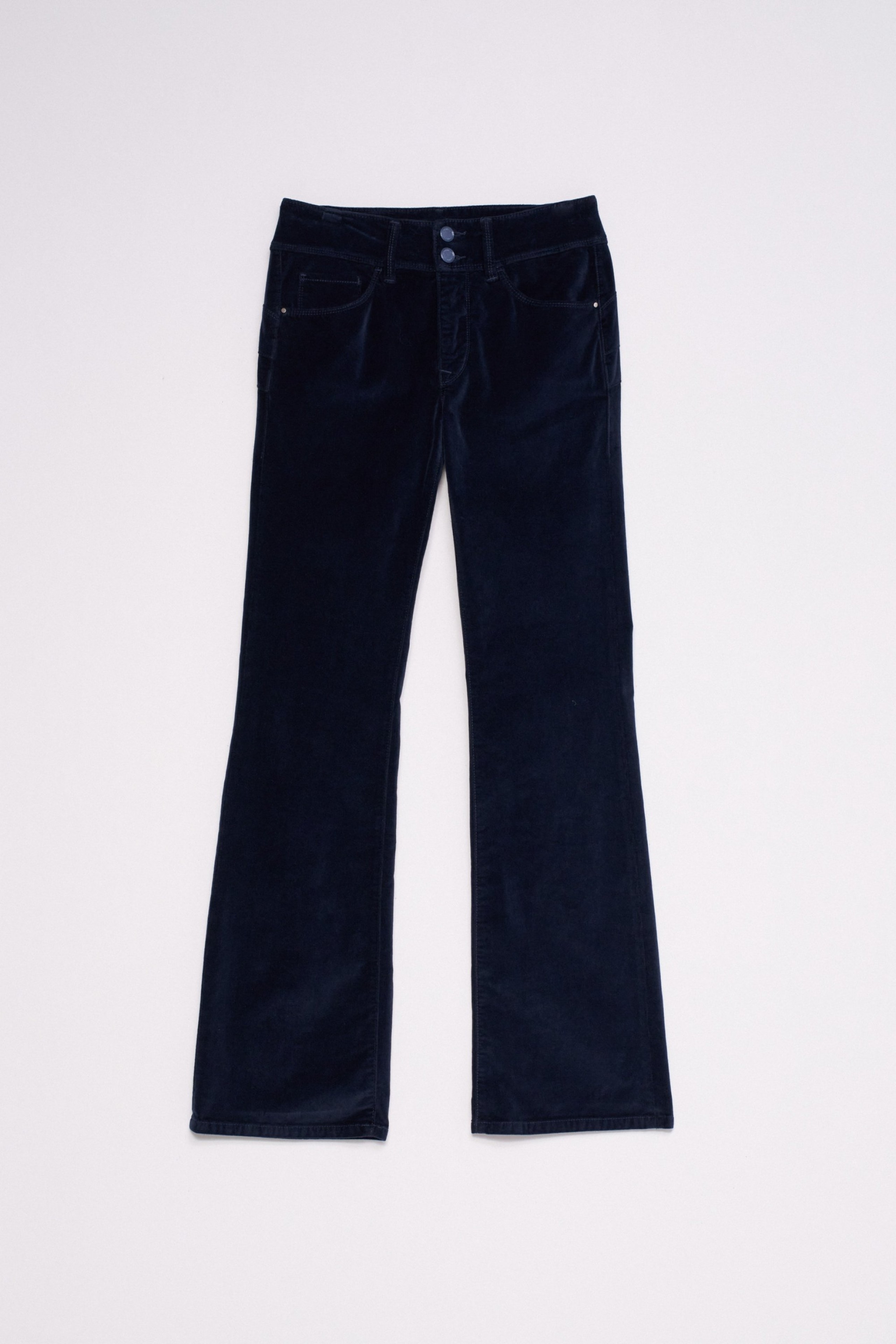 JEANS SECRET PUSH IN BOOTCUT EM VELUDO