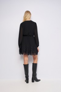 DRESS WITH LACE DETAILS