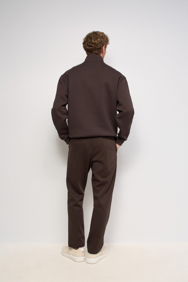 CHINO TROUSERS WITH WOOL