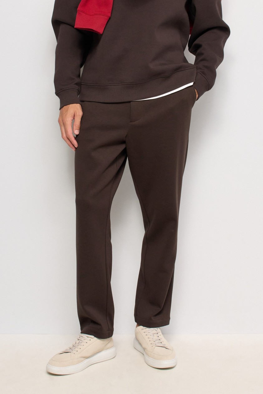 CHINO TROUSERS WITH WOOL