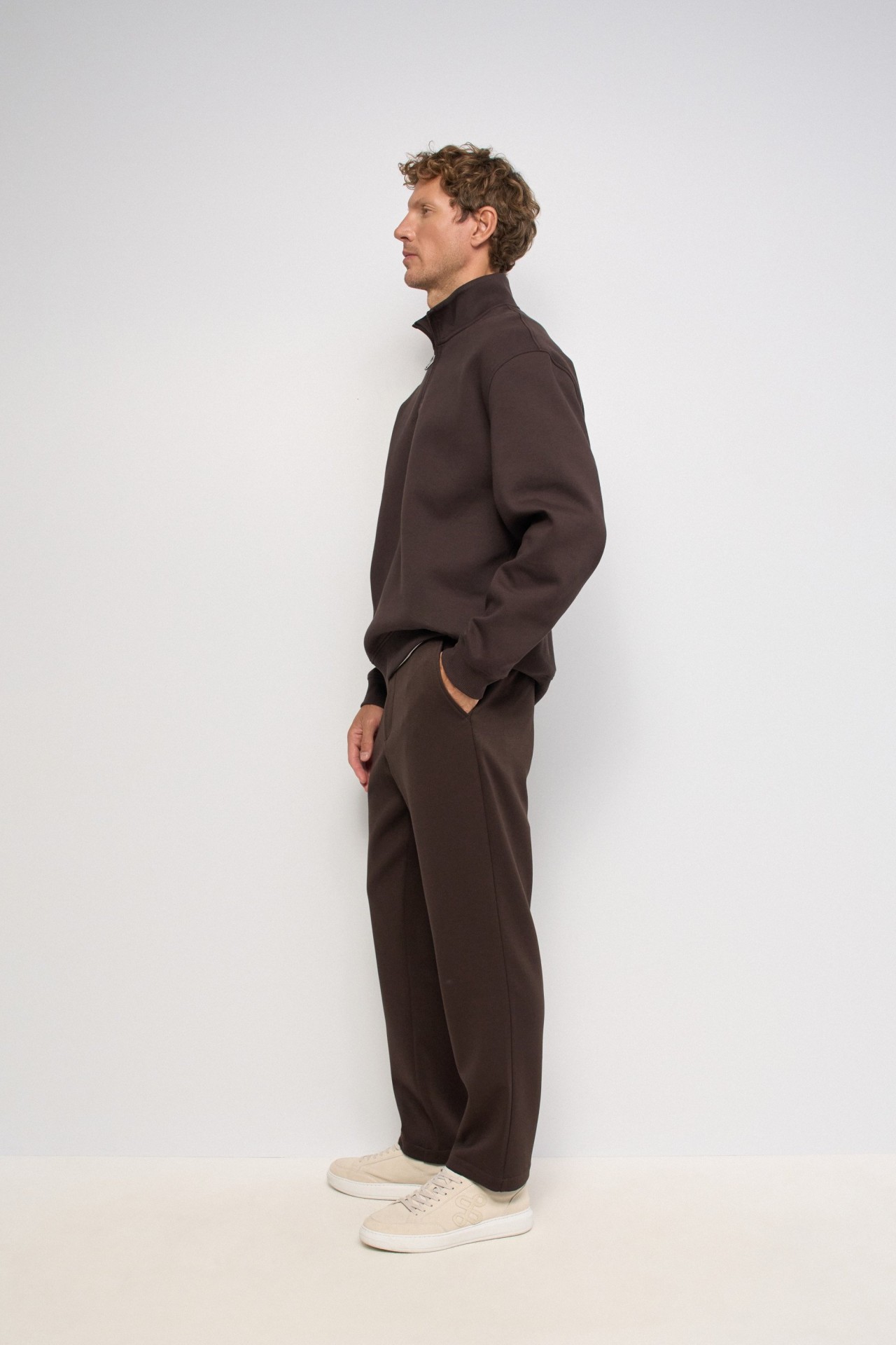CHINO TROUSERS WITH WOOL
