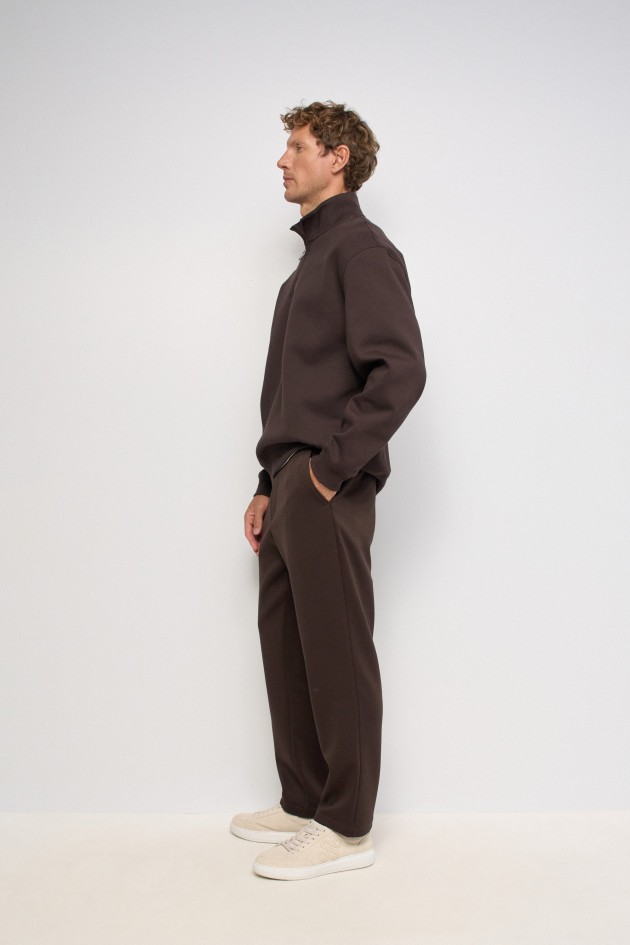 CHINO TROUSERS WITH WOOL