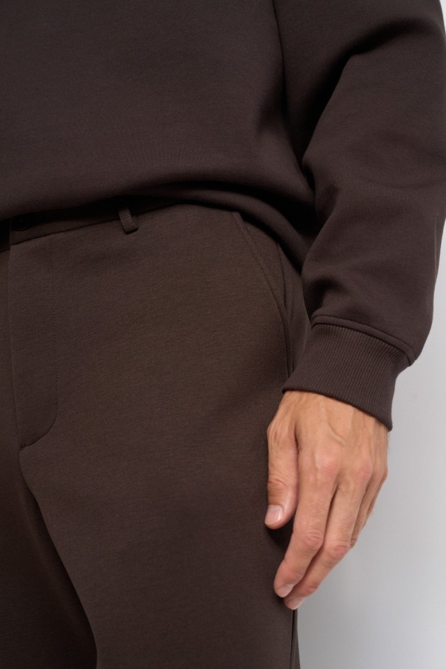 CHINO TROUSERS WITH WOOL
