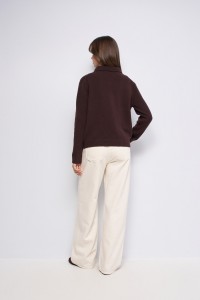 KNITTED POLO SHIRT WITH WOOL