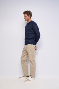 KNITTED JUMPER WITH M�LANGE EFFECT