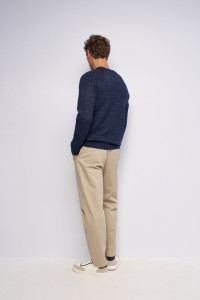 KNITTED JUMPER WITH M�LANGE EFFECT