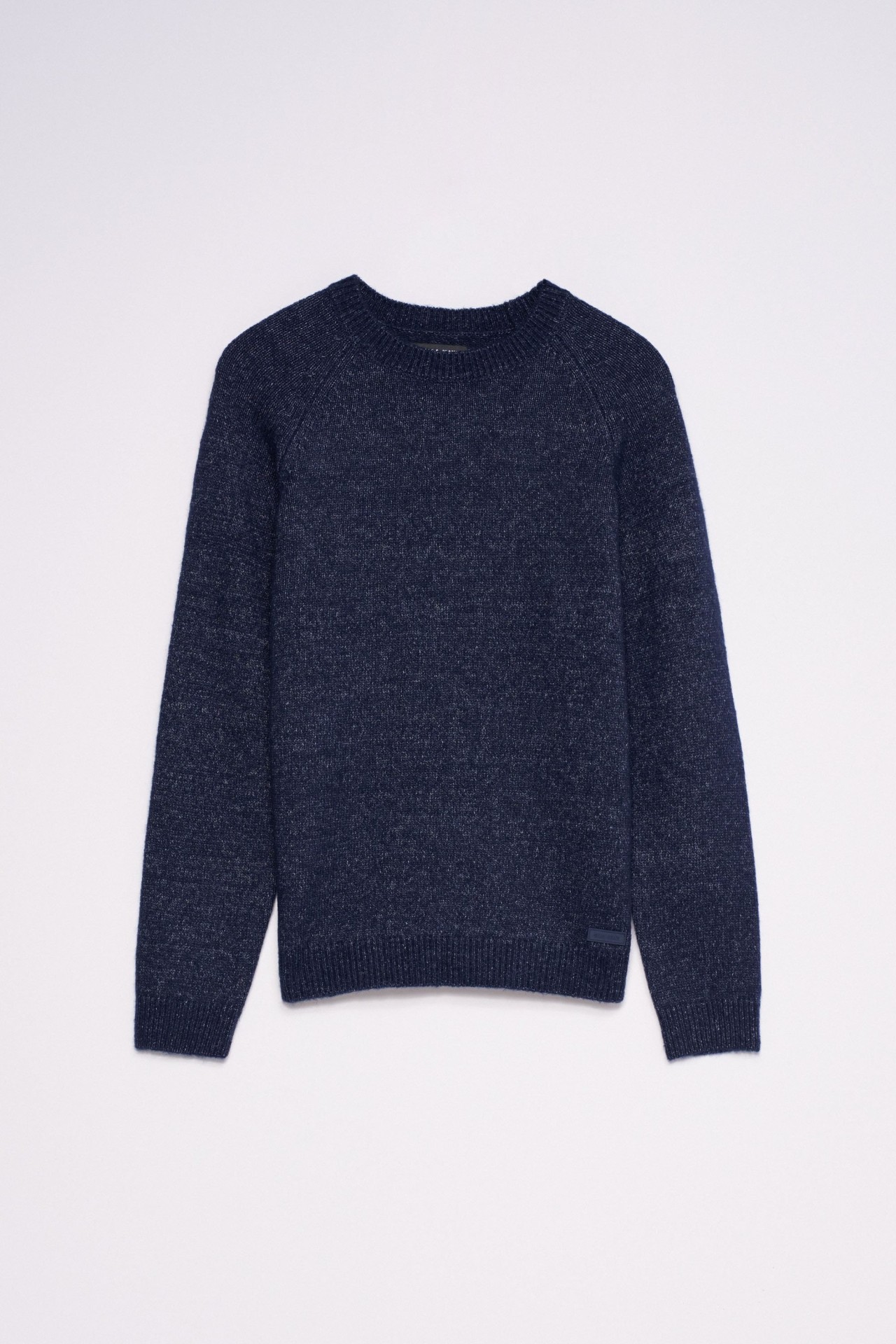 KNITTED JUMPER WITH M�LANGE EFFECT