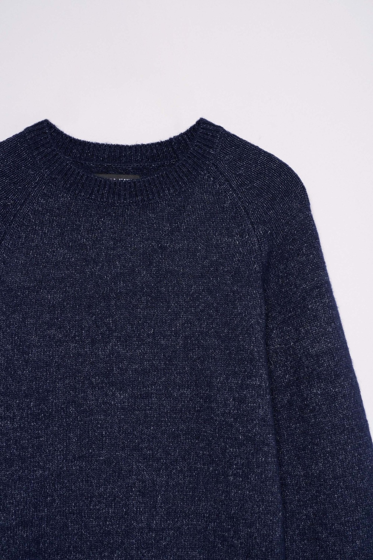 KNITTED JUMPER WITH M�LANGE EFFECT
