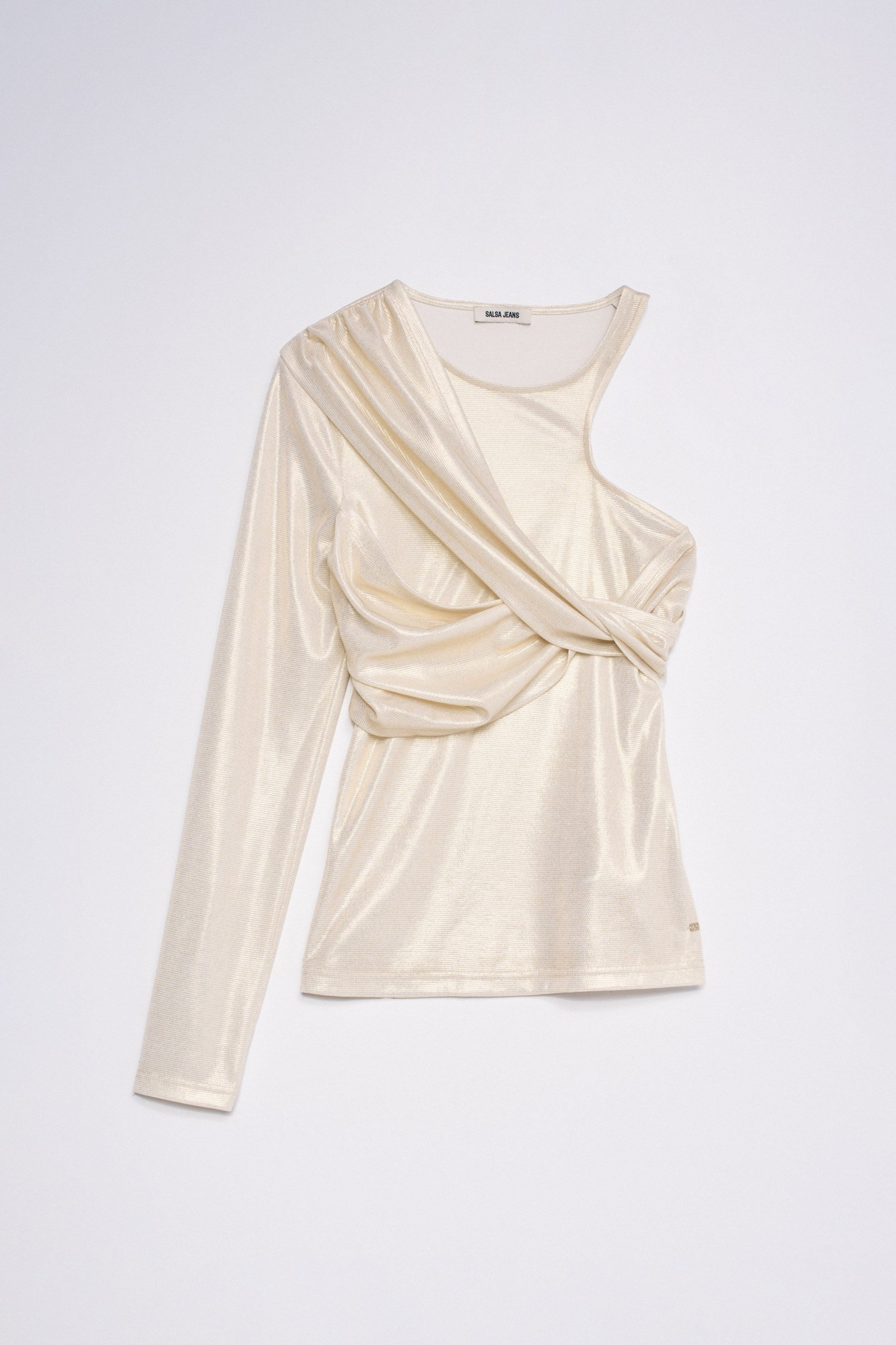 DRAPED ASYMMETRIC JUMPER