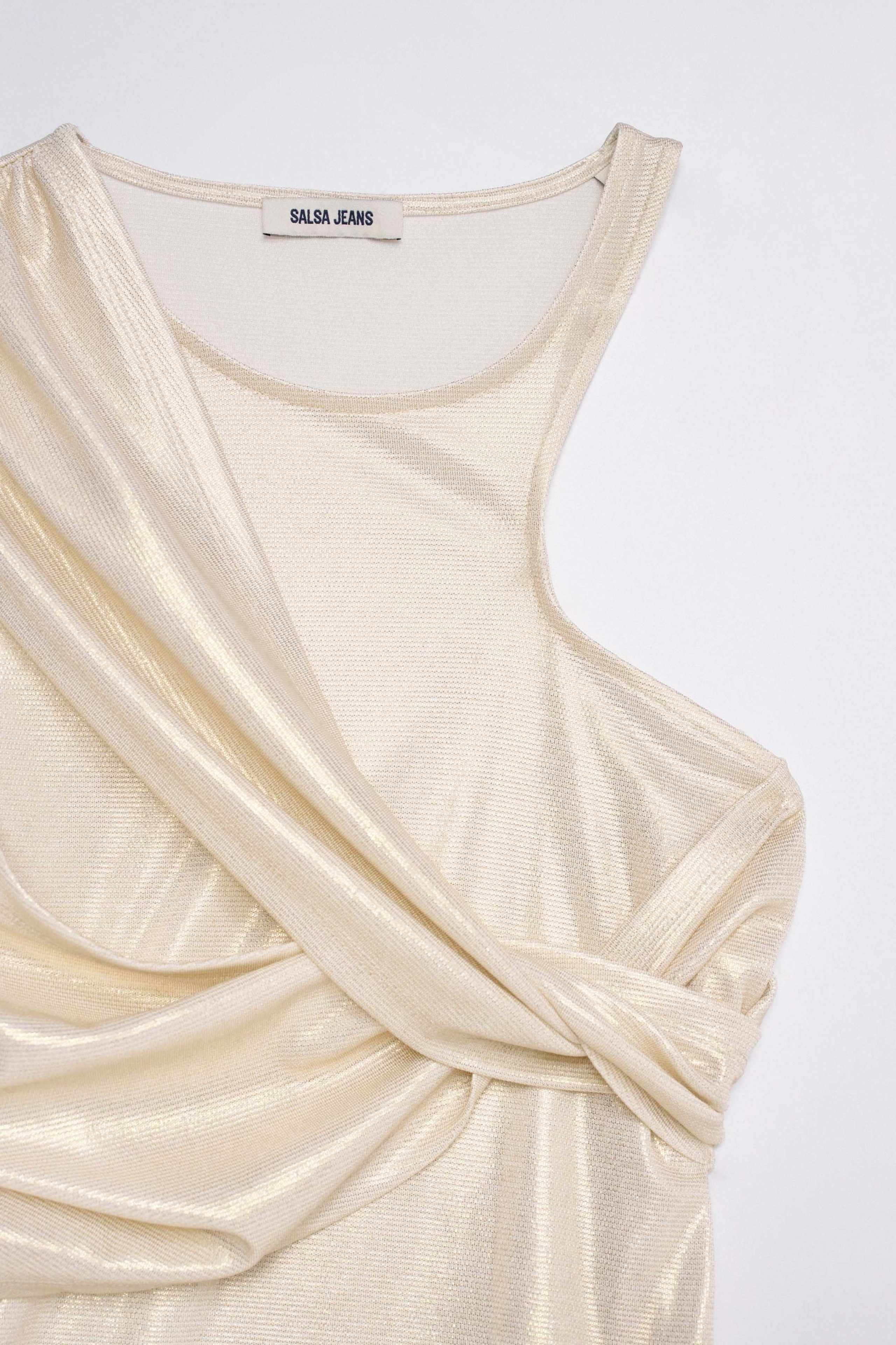 DRAPED ASYMMETRIC JUMPER