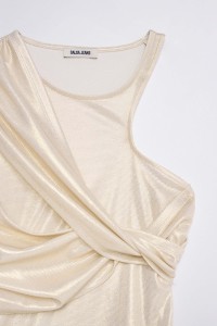 CAMISOLA ASSIM�TRICA DRAPEADA